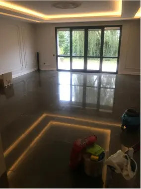 Villa cam ve mermer parlatma işlemi - Profesyonel ekip